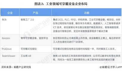 工業(yè)領(lǐng)域可穿戴設(shè)備企業(yè)布局軟件技術(shù)推廣服務(wù)的現(xiàn)狀與趨勢